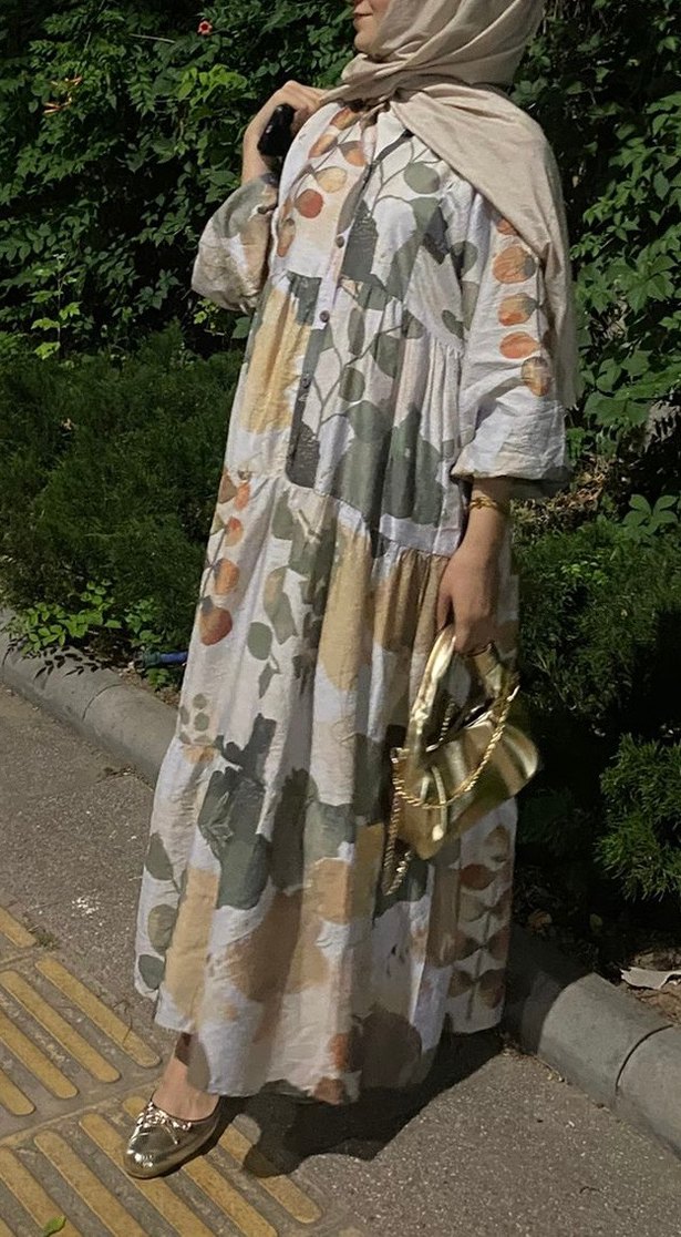 Kadın Salaş Uzun Elbise - Görsel 2