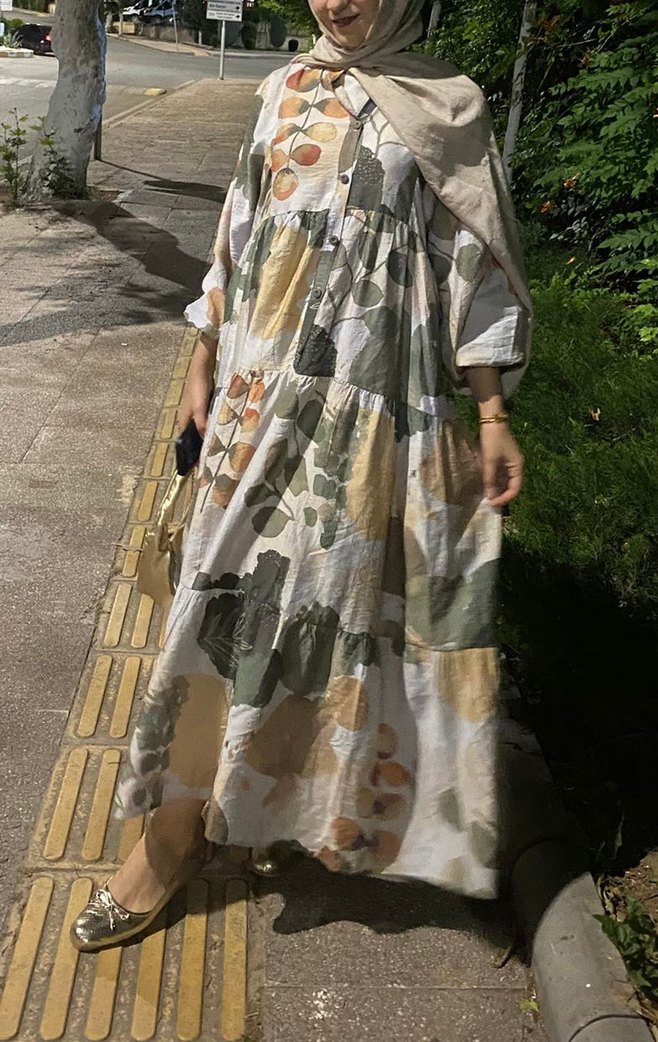 Kadın Salaş Uzun Elbise - Görsel 3