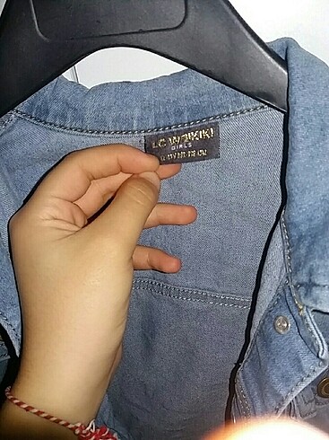 12-13 Yaş Beden Kız çocuk kot ceketi lcw