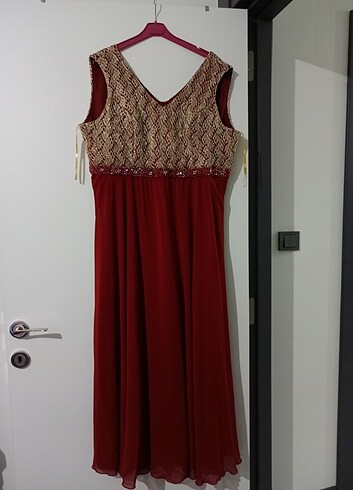 Bordo Abiye - Görsel 3