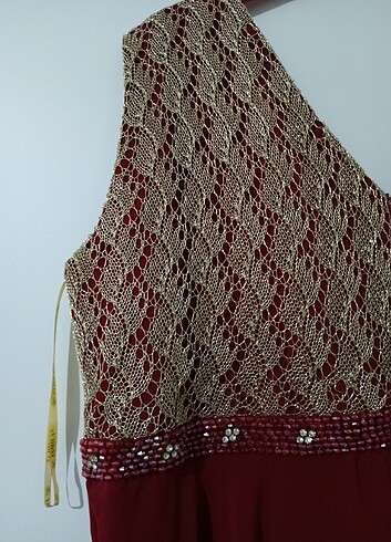 Bordo Abiye - Görsel 2