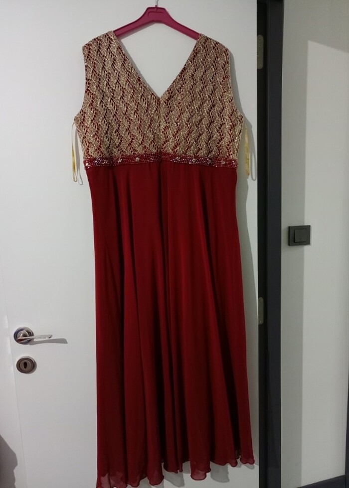 Bordo Abiye - Görsel 4