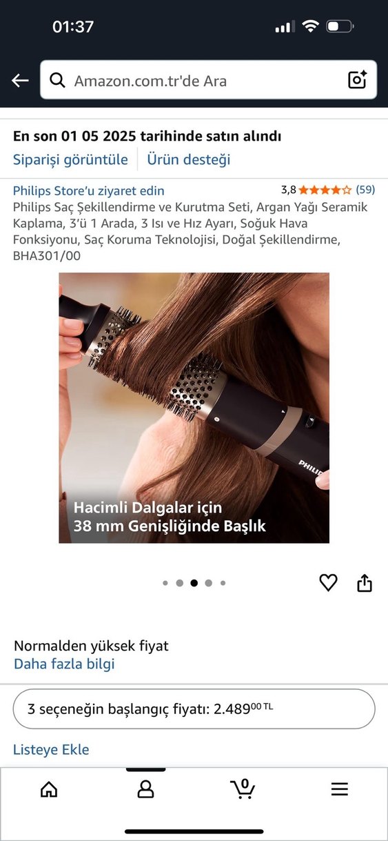 Philips 3 Aparatlı Saç Şekillendirme ve Kurutma Seti - Görsel 3