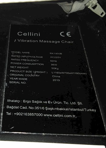 CELLINI I-Smart Pro Masaj Koltuğu - Görsel 8