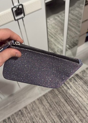 Gri Simli Kadın Portföy Çanta - Görsel 2