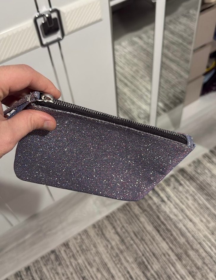 Gri Simli Kadın Portföy Çanta - Görsel 2