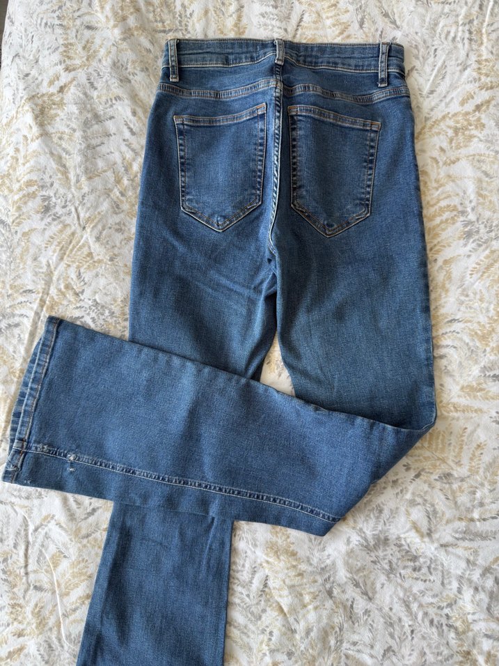 Lacivert İspanyol Jean Pantolon - Görsel 2