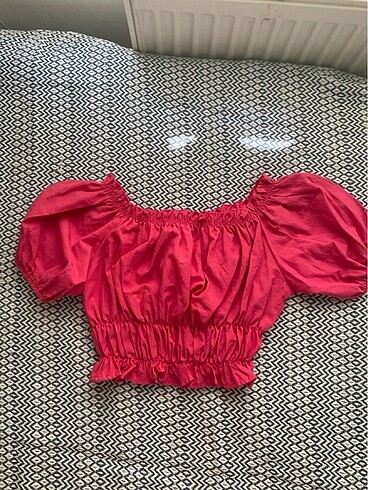 Bershka Balon Kol Crop
