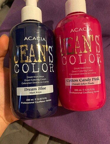 Acacia Jeans color Saç Boyası Pembe Mavi