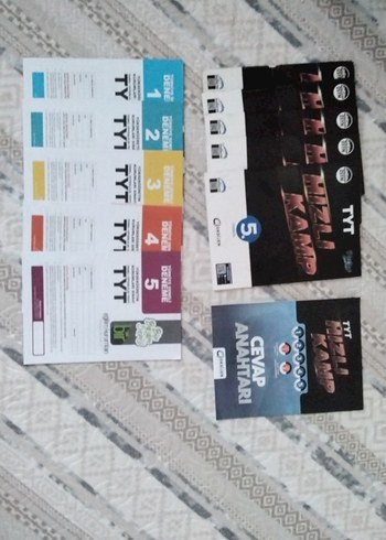 TYT Sınav Hazırlık Seti 5 Kitap + Cevap Anahtarı
