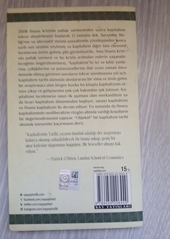 Kapitalizmin Tarihi - Jürgen Kocka - Görsel 2