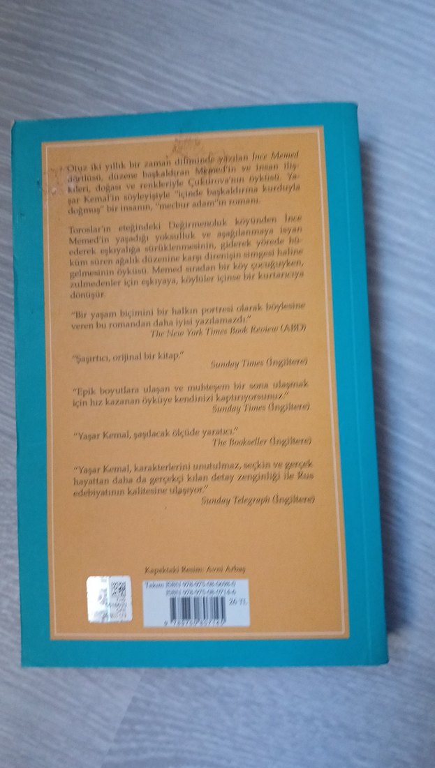 İnce Memed 1 - Yaşar Kemal - Görsel 2