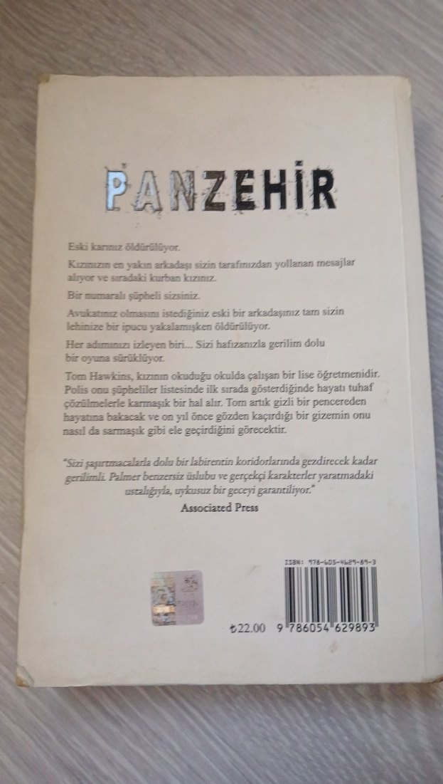 Panzehir - Daniel Palmer Roman - Görsel 2