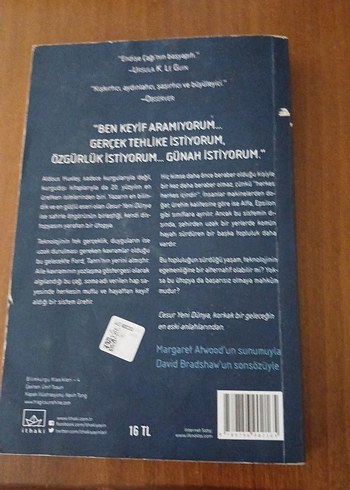 Cesur Yeni Dünya - Aldous Huxley - Görsel 2