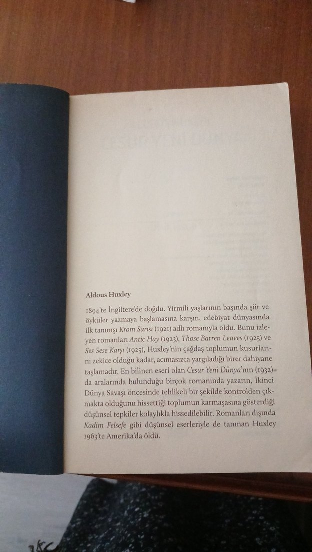Cesur Yeni Dünya - Aldous Huxley - Görsel 4