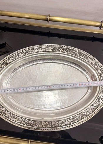 Bakır sunum tabağı - Görsel 4