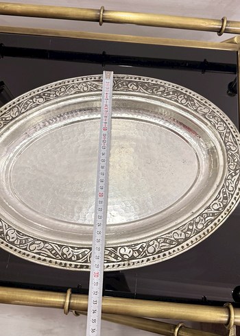 Bakır sunum tabağı - Görsel 3