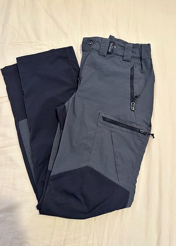 Decathlon Gri Fermuarlı Kadın Spor Pantolon