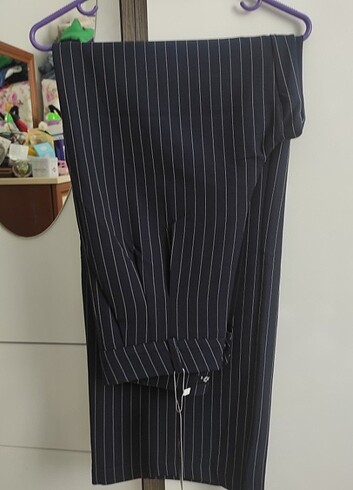 Diğer Çizgili kumaş pantalon