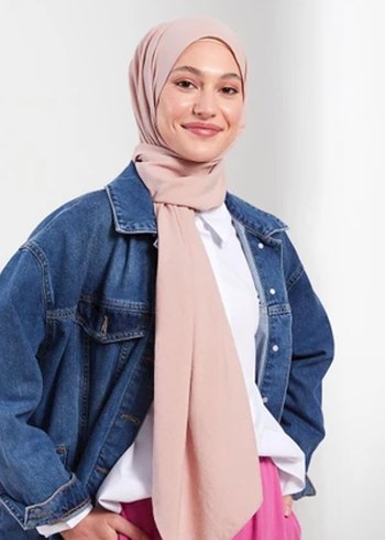 Toz pembe şal
