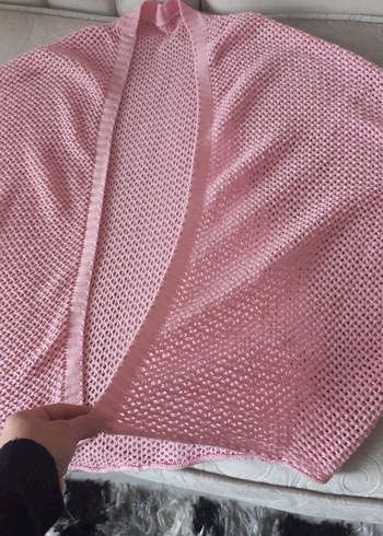 Pembe yarasa Kesim Triko hırka tiril.tiril yeniden farksız - Görsel 3