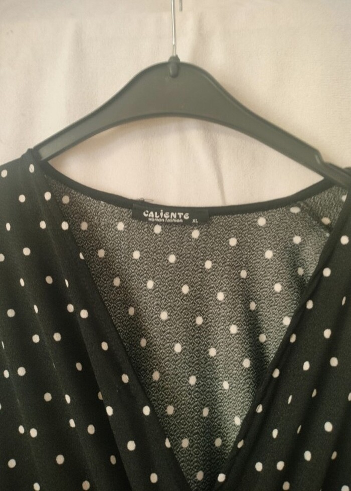 Puantiyeli elbise - Görsel 2