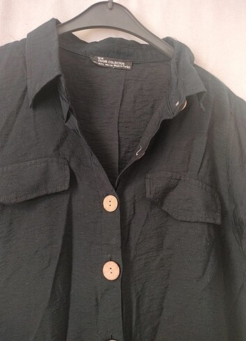 Düğme detayli elbsie - Görsel 3