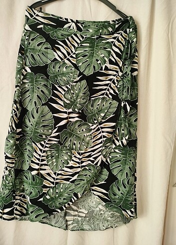 Arka bel lastikli etek - Görsel 2