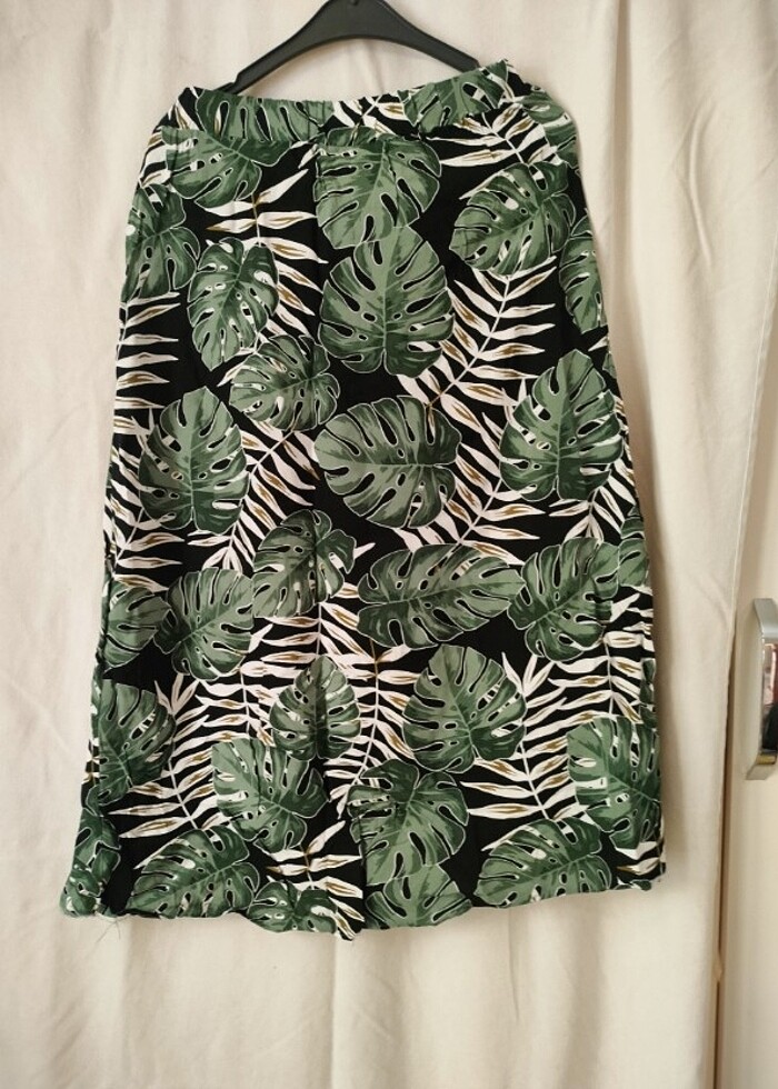 Arka bel lastikli etek - Görsel 3