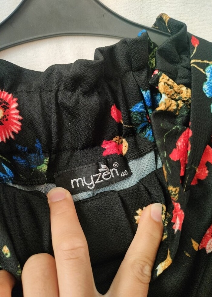 Beli kemerli mini etek - Görsel 3