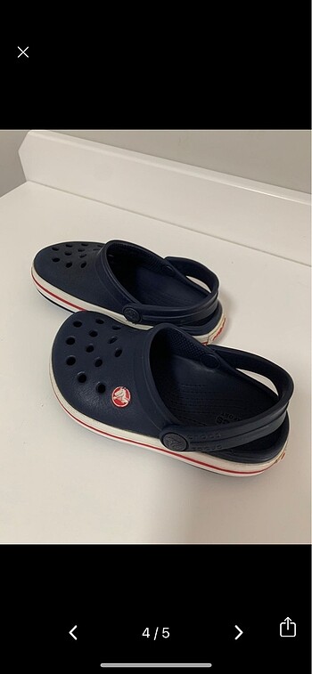 23 Beden lacivert Renk Crocs çocuk terlik