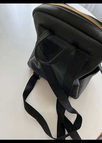 Pierre Cardin Siyah Deri Kadın Sırt Çantası - Görsel 2