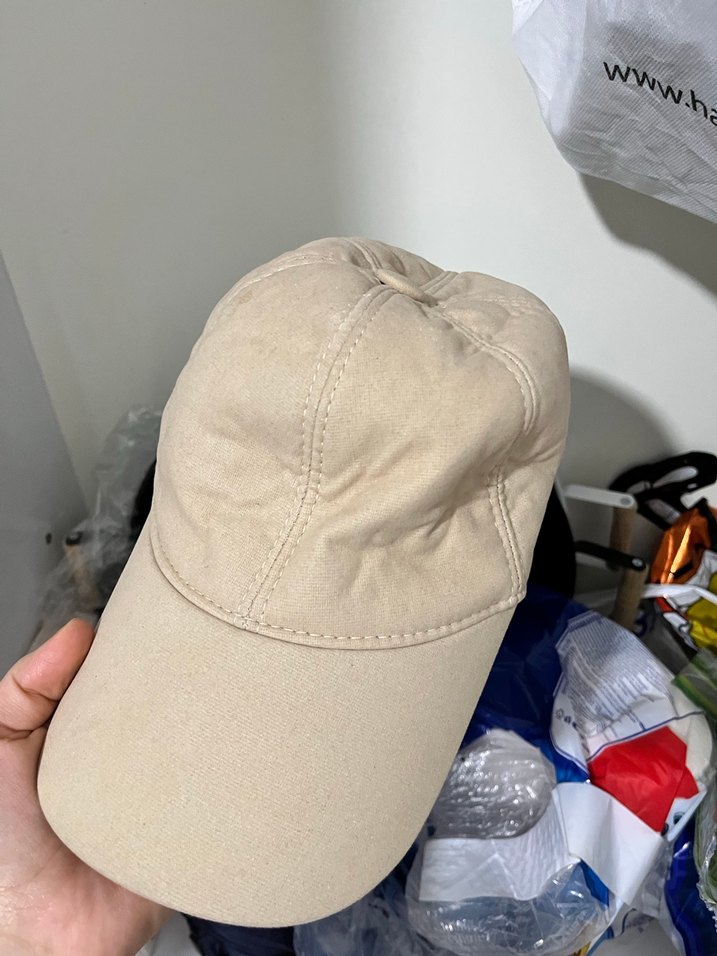 Bej Süet Kadın Şapka - Görsel 2