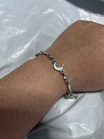 Beden beyaz Renk Ay Işığı Zirkon Bileklik