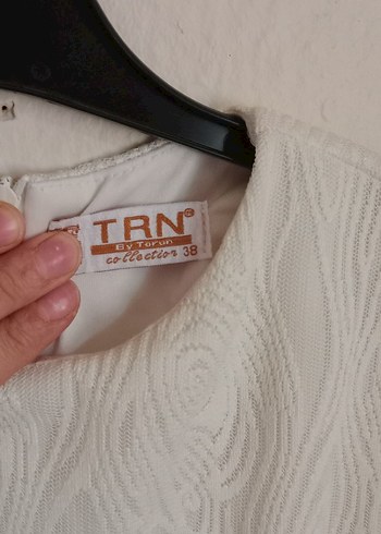 Uzun Kollu Beyaz Bohem Uzun Elbise - Görsel 7