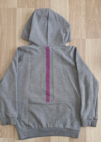 Uğur Kapüşonlu Gri Çocuk Sweatshirt uğur okulları 8-9 yaş