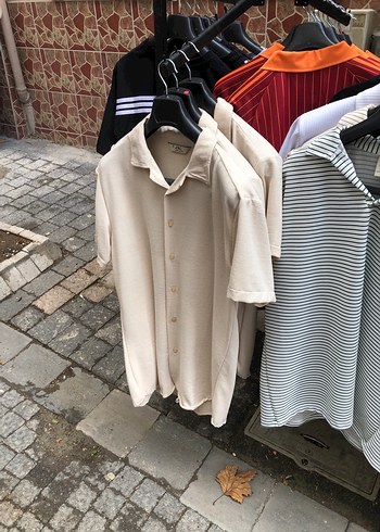 s/m Beden beyaz Renk Renkli Baskılı Erkek Kısa Kollu Tişört