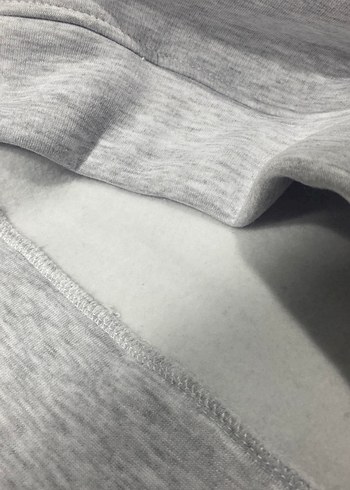 Gri Yarım Fermuarlı Erkek Sweatshirt - Görsel 3