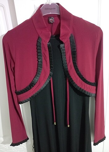 42 Beden bordo Renk Elbise