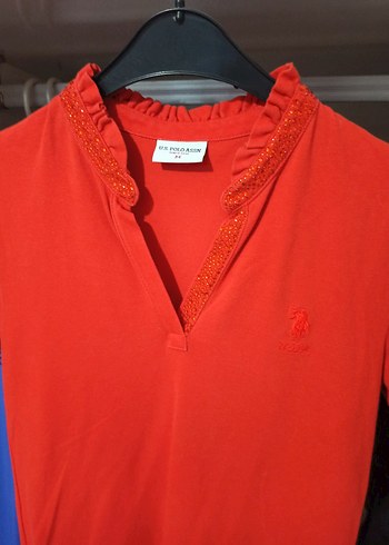 U.S Polo Assn. us polo taş işlemeli tsort