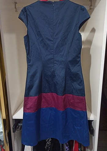 Kadın Lacivert Midi Elbise - Görsel 3