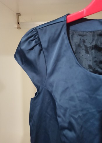 Kadın Lacivert Midi Elbise - Görsel 4