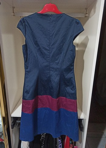 Kadın Lacivert Midi Elbise - Görsel 2