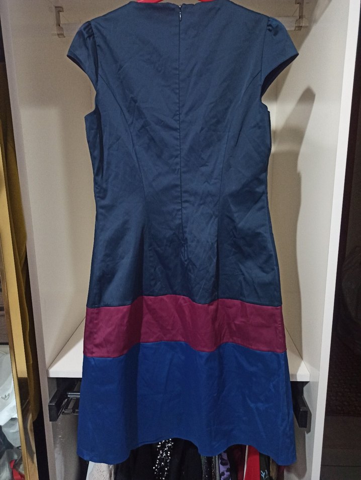 Kadın Lacivert Midi Elbise - Görsel 3