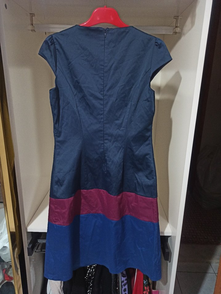 Kadın Lacivert Midi Elbise - Görsel 2