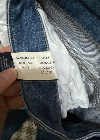 Yırtık Detaylı Rahat Kesim Erek Mavi pro jean - Görsel 8