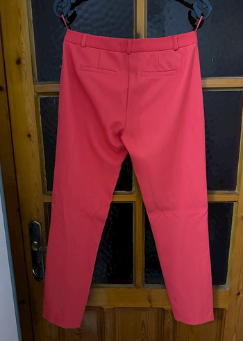 Klasik Kesim Pembe Kadın Kumaş Pantolon - Görsel 3