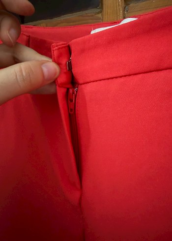 Klasik Kesim Pembe Kadın Kumaş Pantolon - Görsel 4