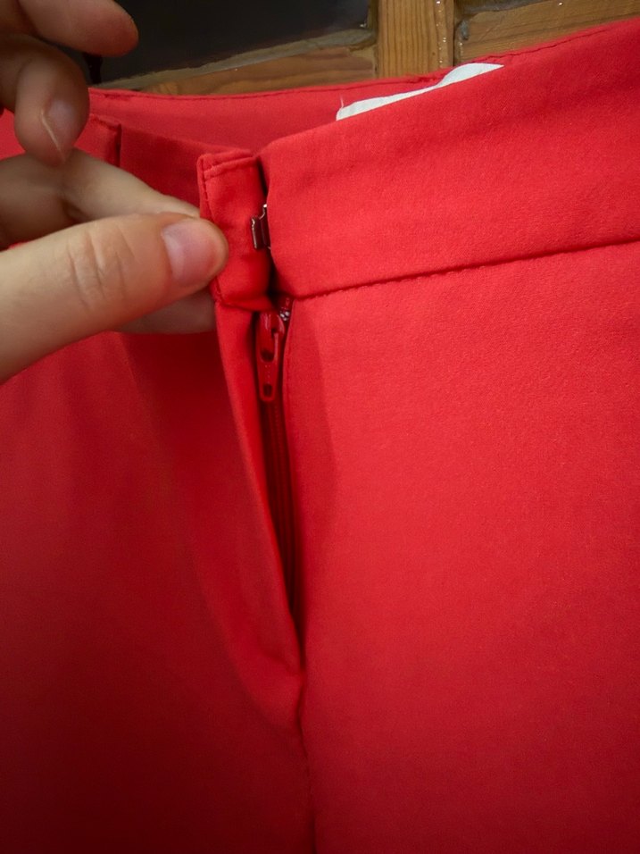 Klasik Kesim Pembe Kadın Kumaş Pantolon - Görsel 4