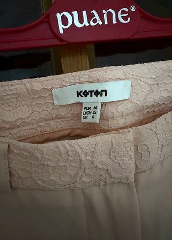 Bej Midi Kadın Kumaş Pantolon - Görsel 5